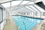 Beautiful year-round indoor association swimming pool is now open for your use